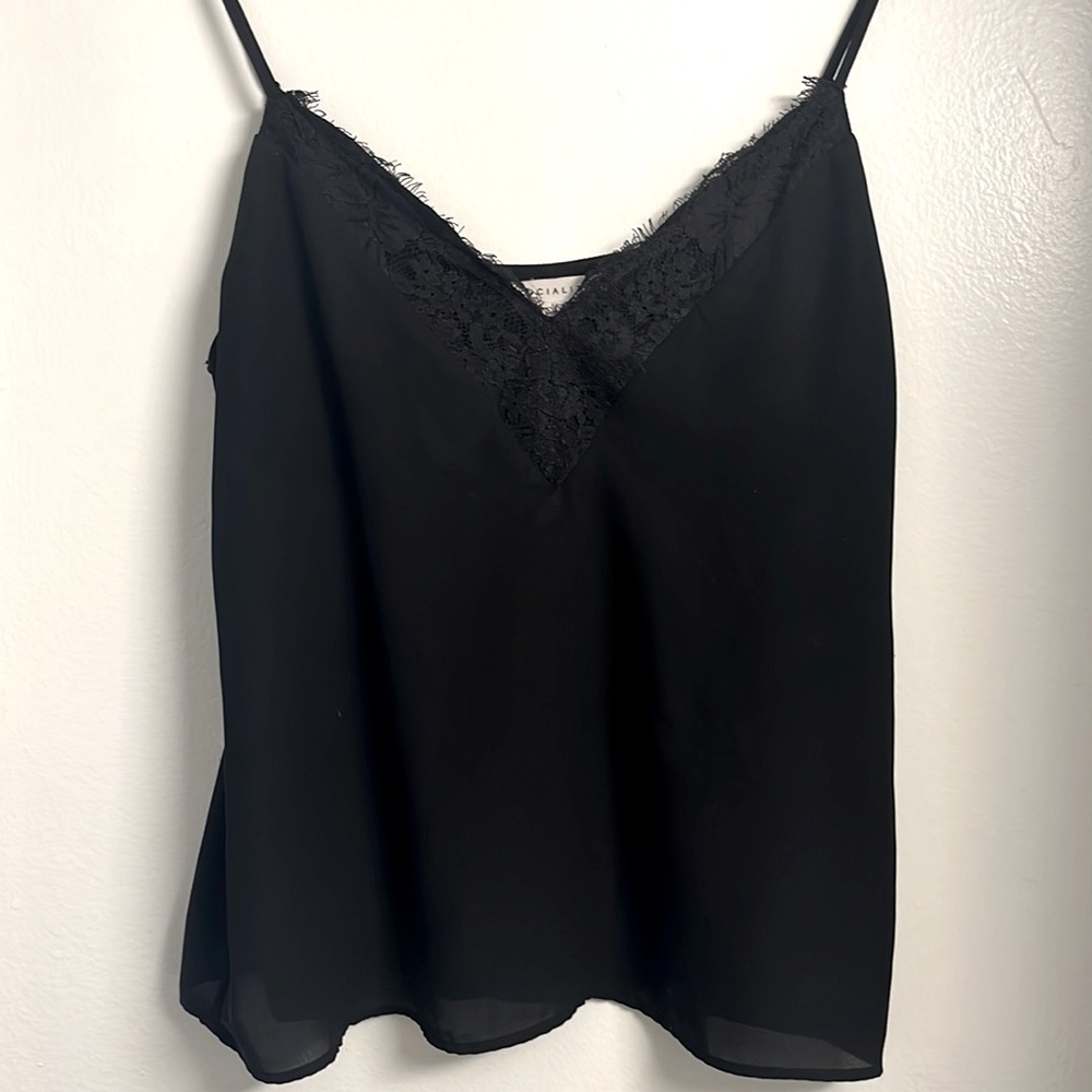 Black Socialite Tank -like new